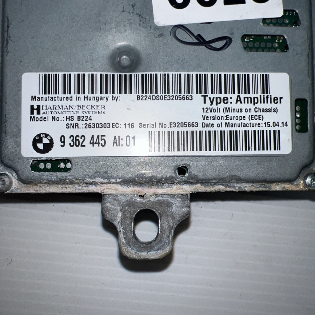 2011-2016 BMW F10 528i 535i 550i Harman Becker HS B101 AMP Amplifier 936244501