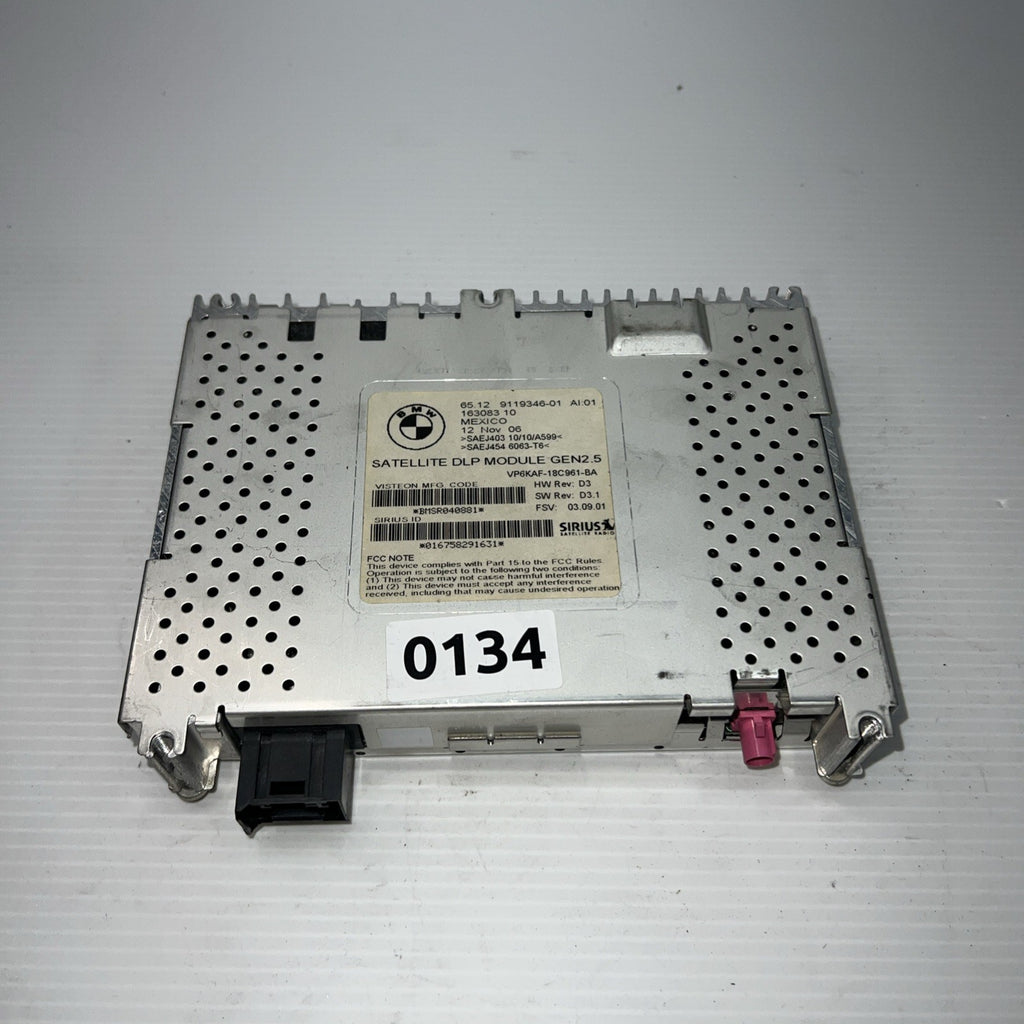 BMW 06-08 DLP Satellite Radio Tuner Module Gen 2.5 E60 E92 E90 R55 9119346 OEM