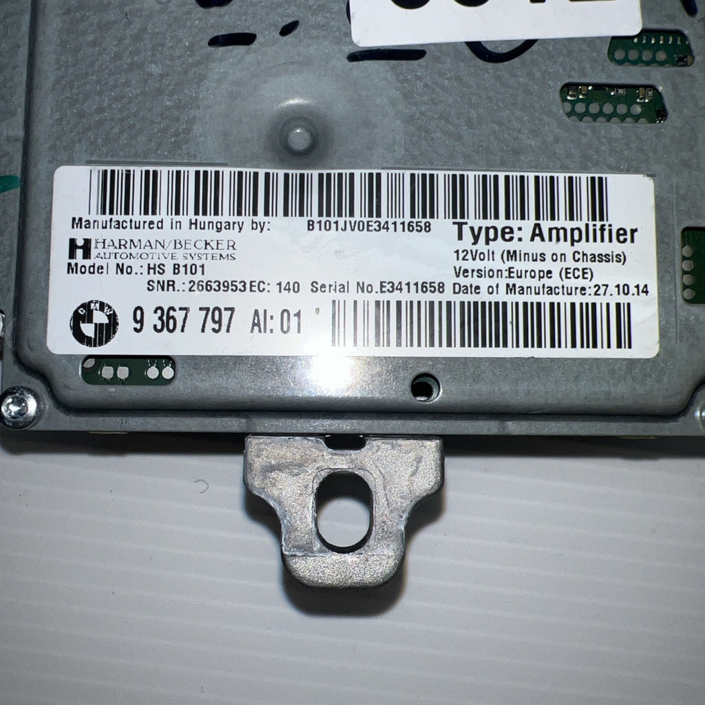 2011-2016 BMW F10 528i 535i 550i Harman Becker HS B101 AMP Amplifier 936779701