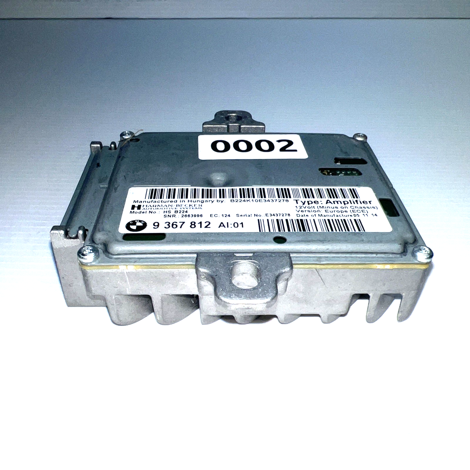 2011-2016 BMW F10 528i 535i 550i Harman Becker HS B101 AMP Amplifier OEM 9367812