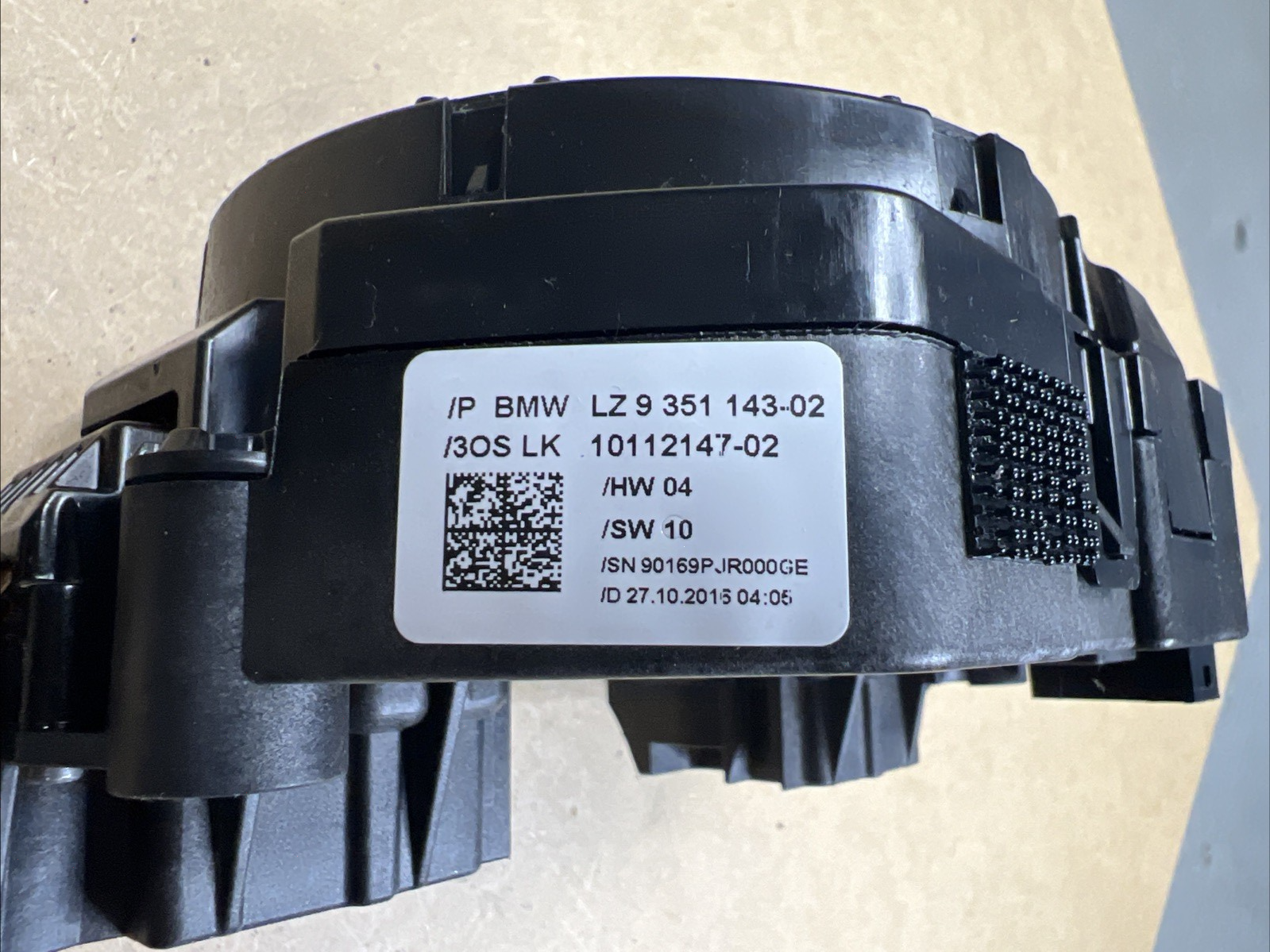 2014-2016 BMW 428 F22 F23 TURN SIGNAL WIPER WASHER COLUMN SWITCH 10112147 OEM