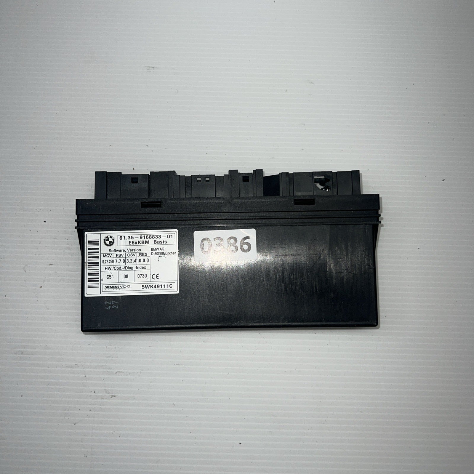08-10 BMW 535XI GATEWAY BODY CONTROL MODULE BCM BCU 9168833 OEM