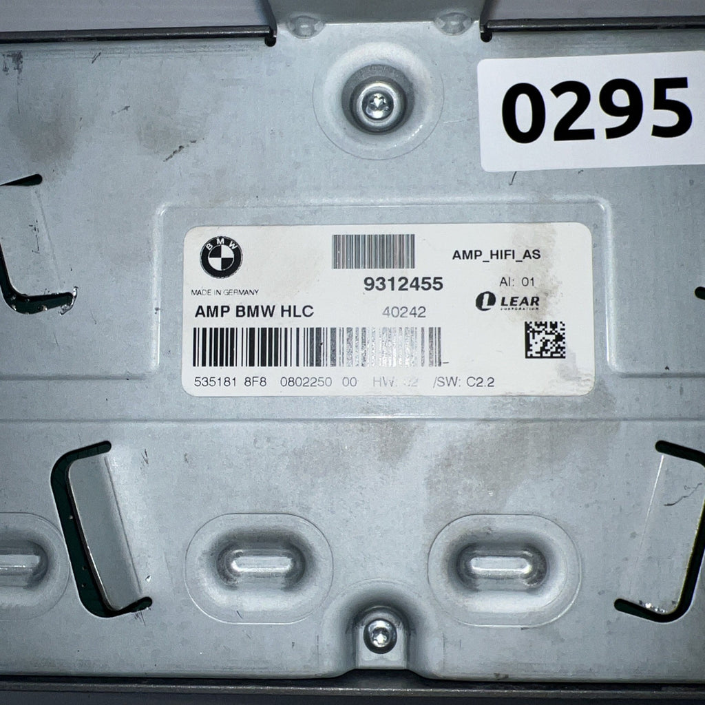 12 13 14 15  BMW 328d F31 Radio HIFI Lear AMP Amplifier  9312455