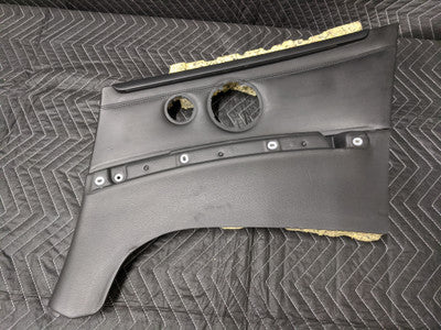BMW E93 M3 Convertible Lateral Trim Panel Novillo Black Leather Rear Right 51437891112