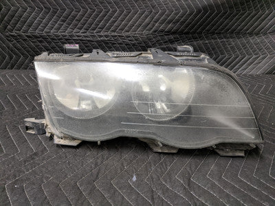 BMW E46 3-Series Halogen Headlight Right Passenger  Black 63126902754