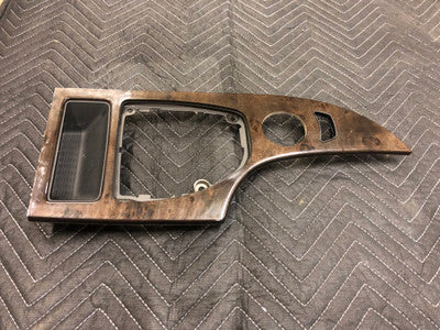 BMW E60 Center Console Wood Trim DUNKEL