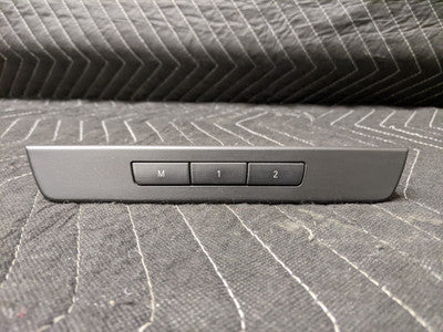 BMW F07/F10/F11 5-Series Driver Seat Memory Buttons Schwarz 61319215808