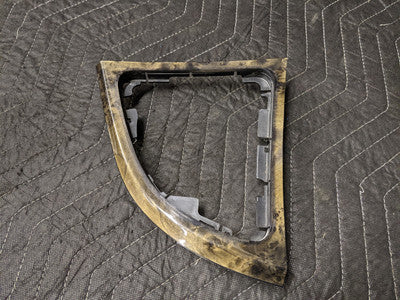 BMW E81/E82/E87/E88 1-Series Gear Selector Wood Trim Poplar Gray 51169121716