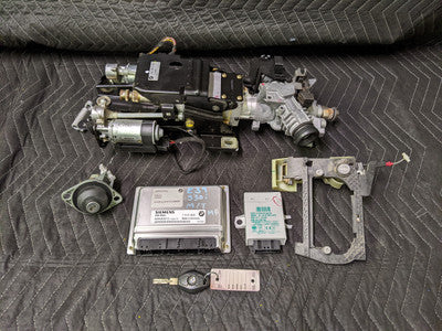 BMW E39 5-Series Engine DME EWS Steering Column Locks 12147519308