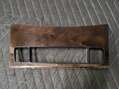 BMW E60/E61 5-Series Dash Wood Trim Panel Dark Poplar 51459156041