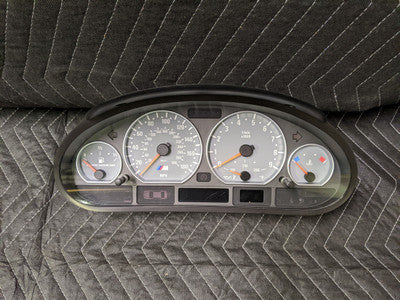 BMW E46 M3 Convertible Instrument Cluster Speedometer SMG 62117834420
