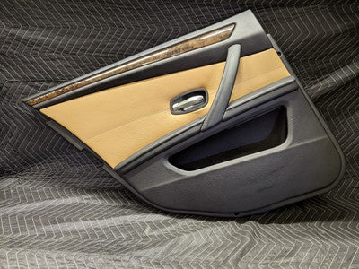 BMW E60/E61 5-Series Rear Left Door Panel Dakota Naturbraun 51426984297